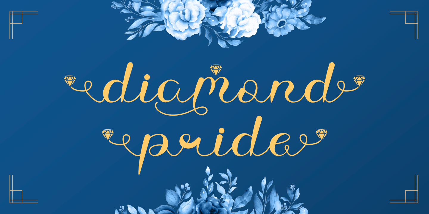 Шрифт Diamond Pride